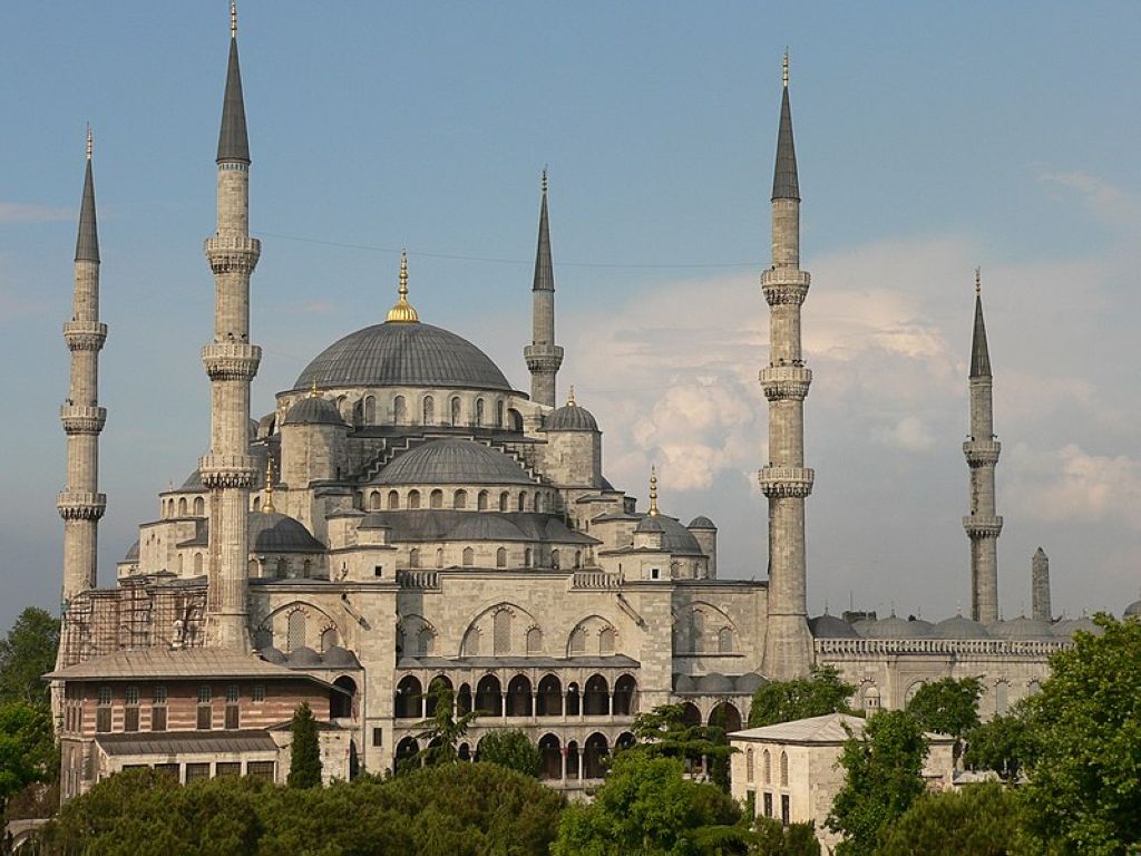 Exterior of Sultan Ahmed I Mosque Mosquée Bleue