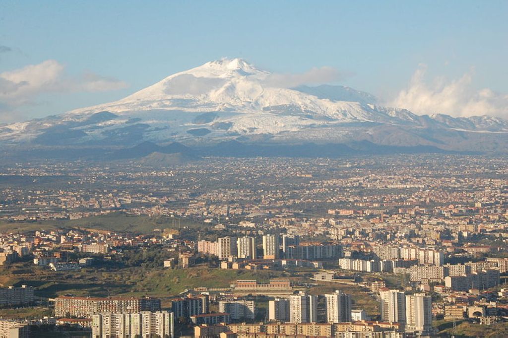 Mt Etna and Catania Letna