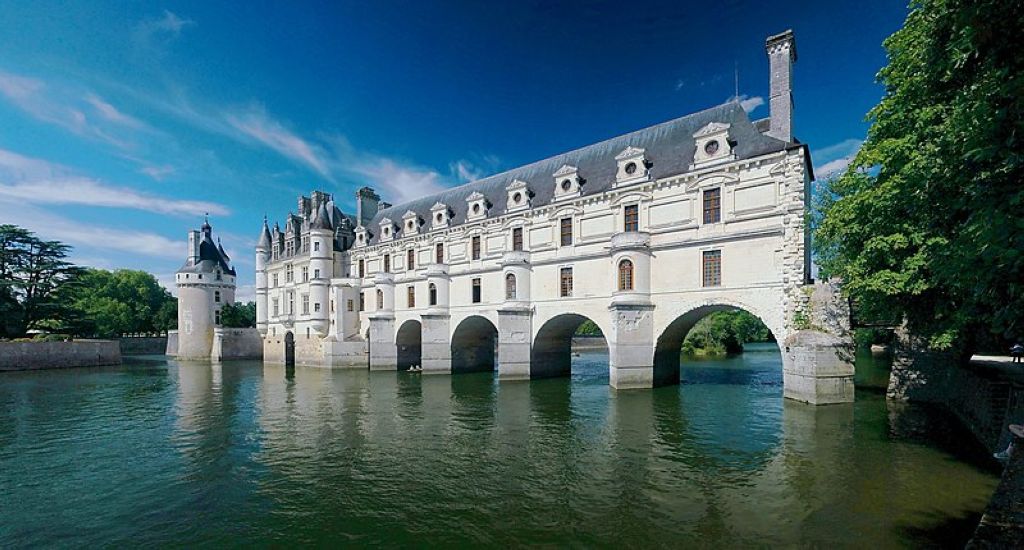 Panorama du château de Chenonceau IndreetLoire France Château De Chenonceau