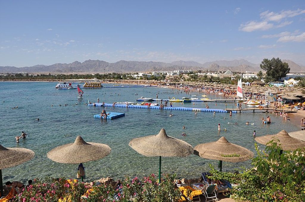Sharm el-Sheikh (Egypte): vue panoramique de Naama Bay Plongée À Sharm El-Sheikh