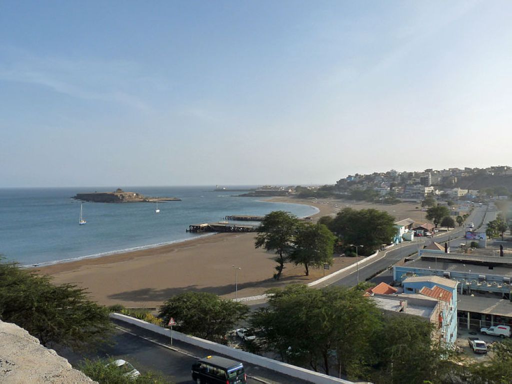 Plage de Gamboa à Praia (Cap-Vert) Cap-Vert