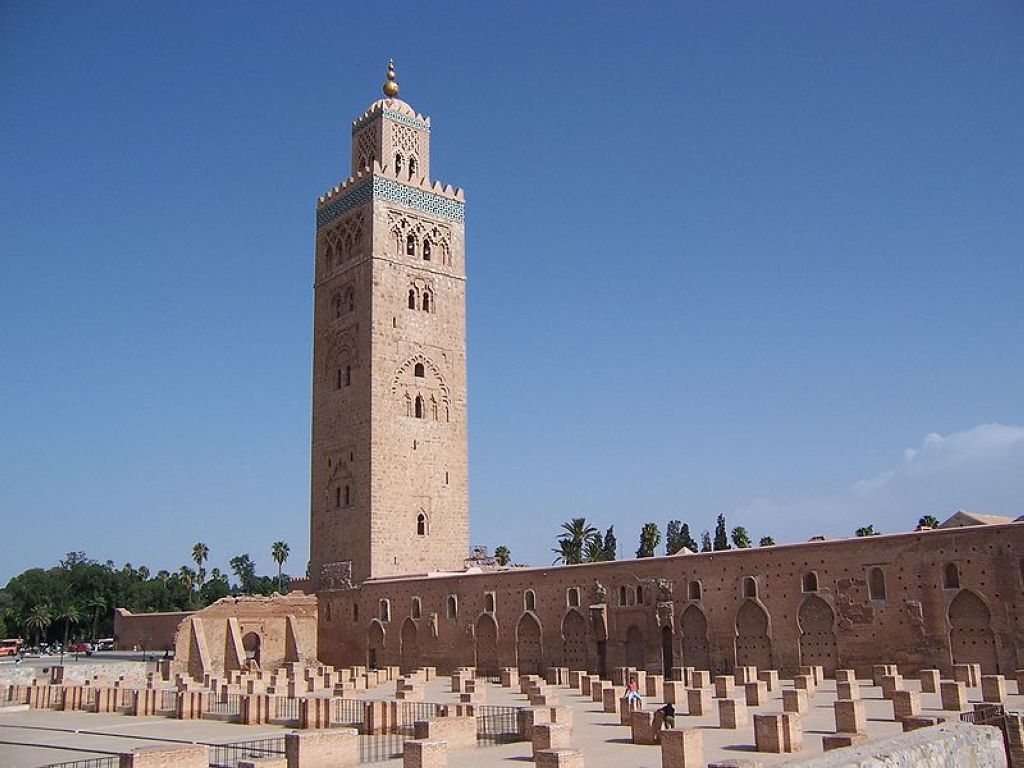 La Koutoubia et les vestiges de la première mosquée La Koutoubia  Marrakech