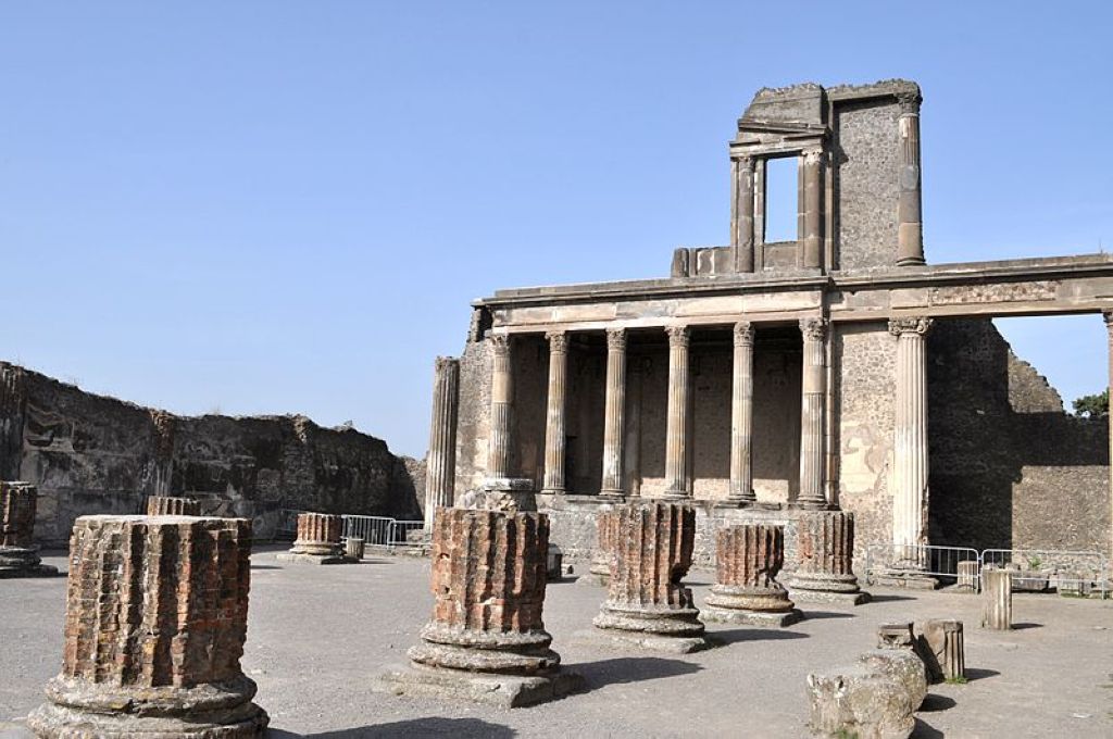 The Roman ruins of Pompeii Pompei