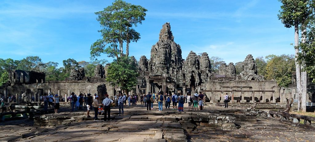 Bayon Temple in Angkor Thom Le Bayon