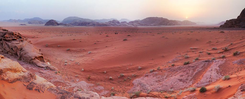 Sundown Wadi Rum  Le Désert Du Wadi Rum