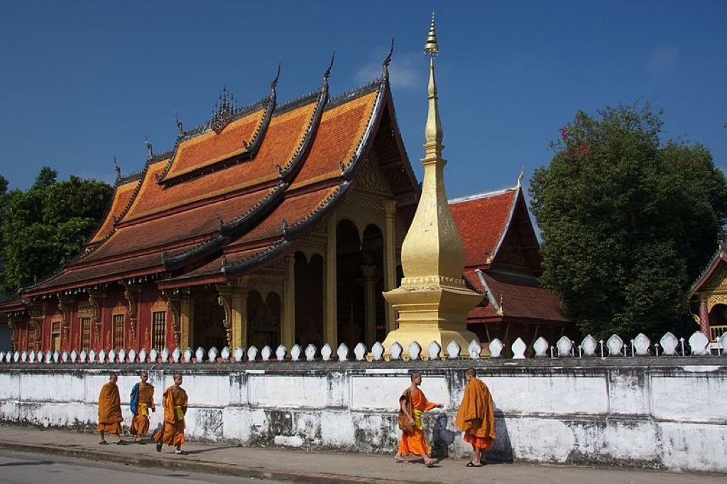 Buddhist Temple in Luang Prabang Laos Ville De Luang Prabang