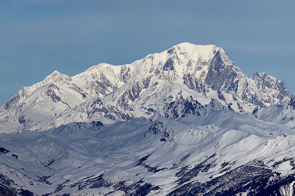 Mont Blanc depuis Valmorel Le Mont Blanc