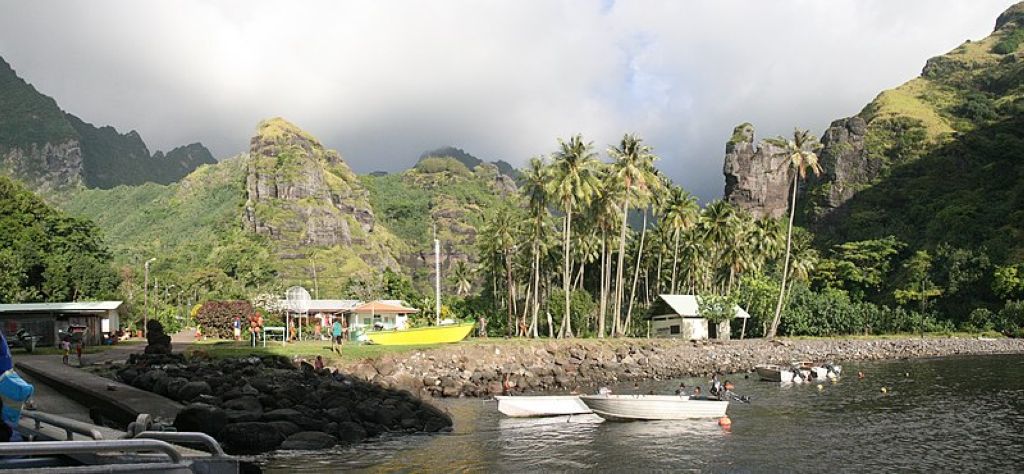 FatuIva Hanavave Port Archipel Des Marquises Polynésie