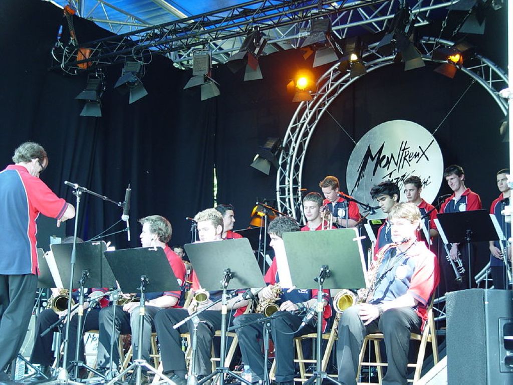 Australian Youth All Star Big Band performing at the Montreux Jazz Festival Festival De Jazz De Montreux