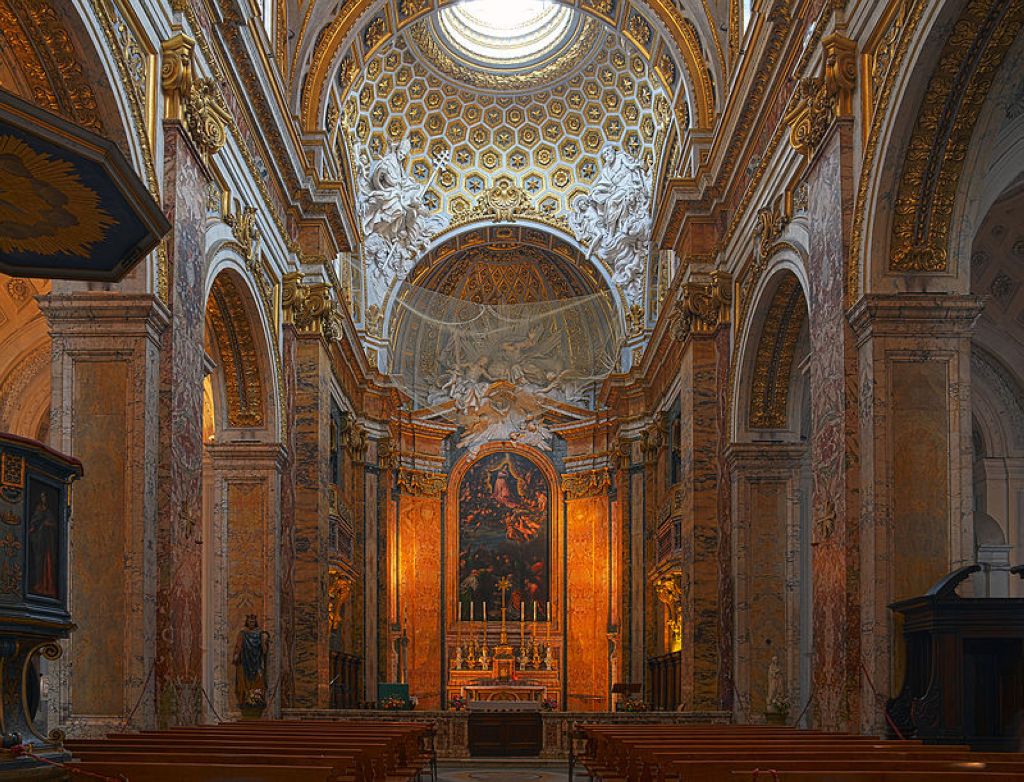San Luigi dei Francesi Rome  Intern HDR Saint Louis Des Français