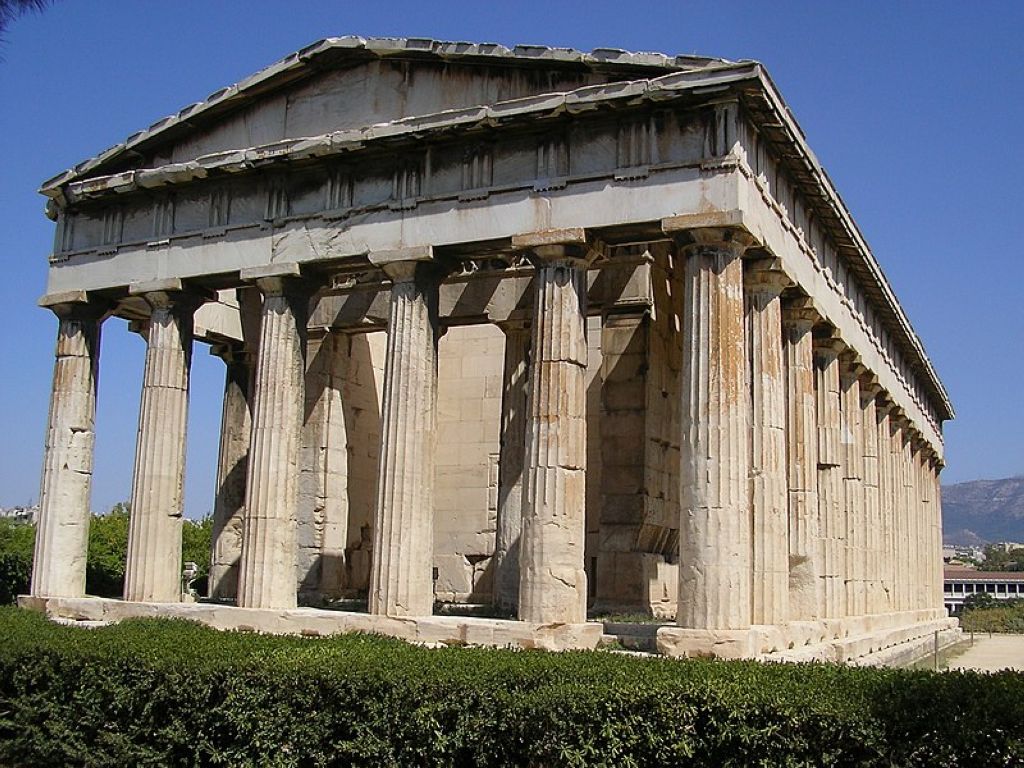 Le temple dHéphaïstos à Athènes en Grèce Temple Dhéphaïstos Ou Théséion