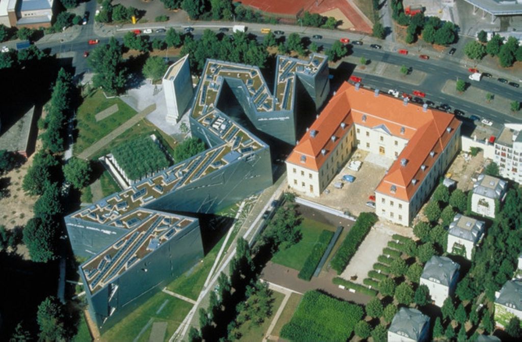 Vue aérienne du Musée juif de Berlin Le Musée Juif