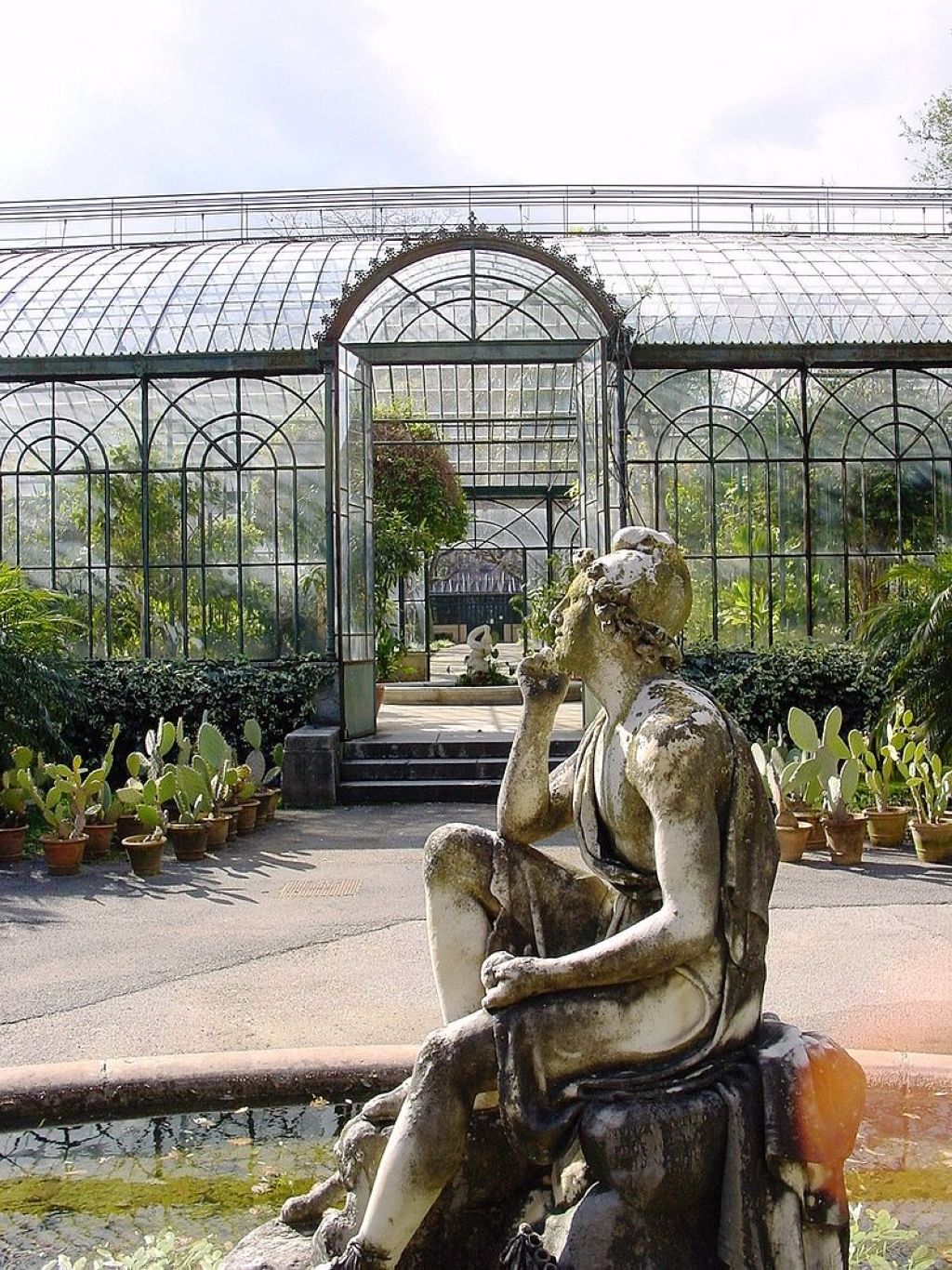Nunzio Morello fountain of Paris 1838 Palermo Botanical Garden Le Jardin Botanique