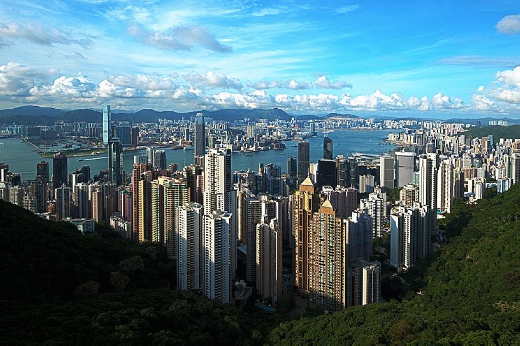 Hong Kong Kowloon Panorama Victoria Peak  Ville Hong Kong