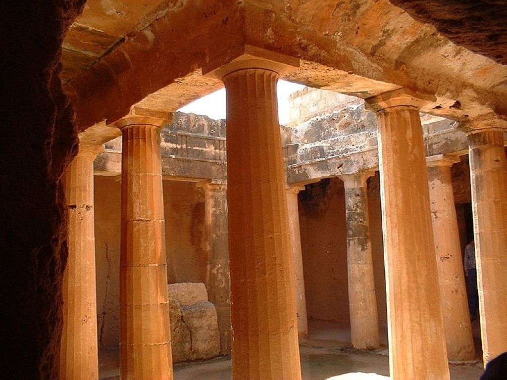 Tomb of kings Paphos Cyprus Ville De Paphos