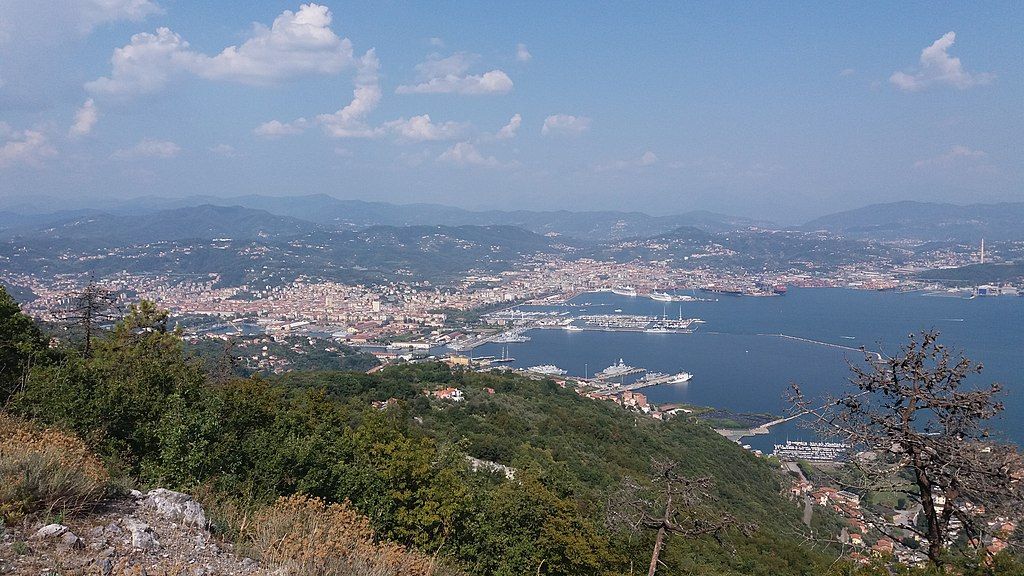 La Spezia panorama from the western hill LaSpezia