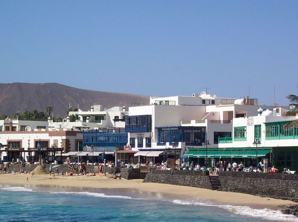Playa Blanca Town Promenade and Beach  Playa-Blanca