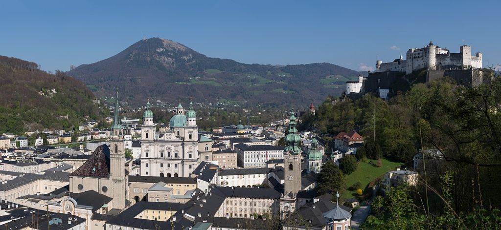 Salzburg Altstadt Panorama Salzbourg