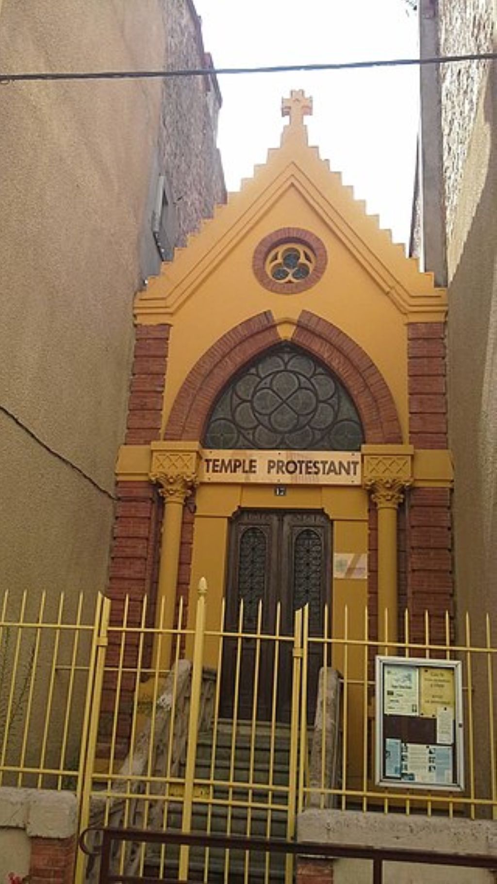 Protestant Temple of the United Reformed Church rue des Thermes AmelieLesBains