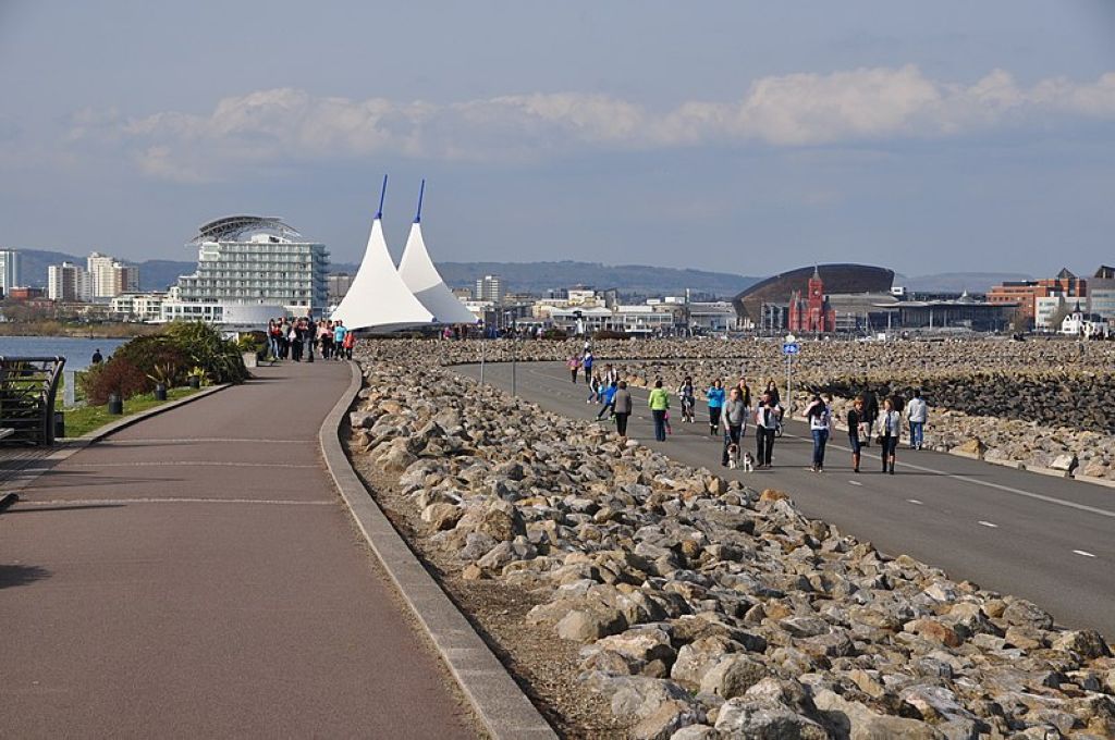 Cardiff , Wales Coast Path Cardiff