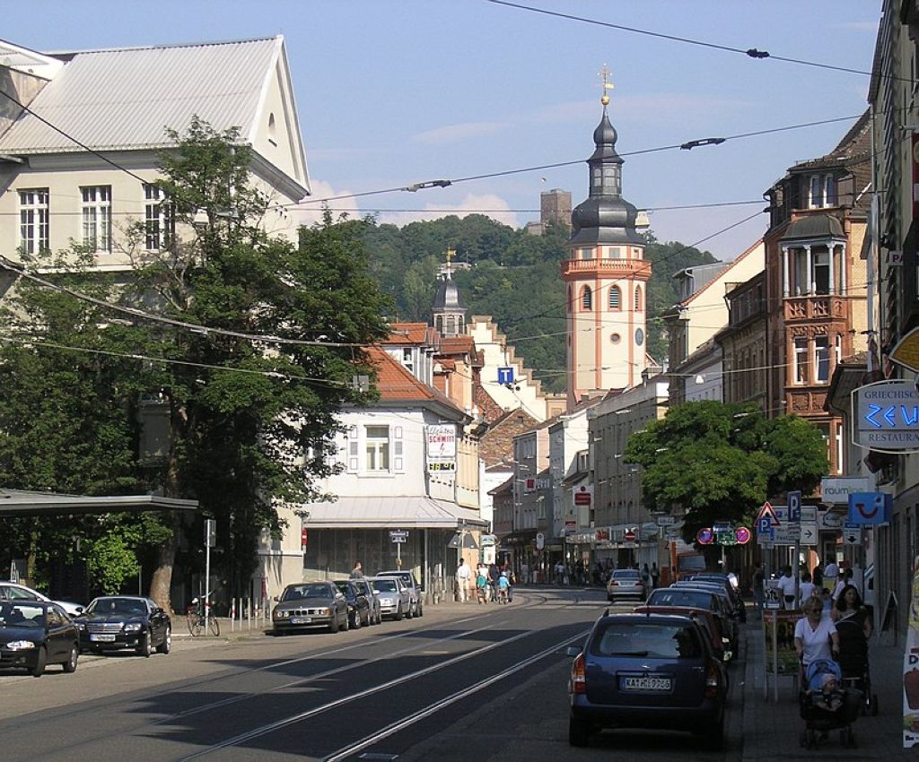 The old town of Durlach , which has become a district of Karlsruhe. Karlsruhe
