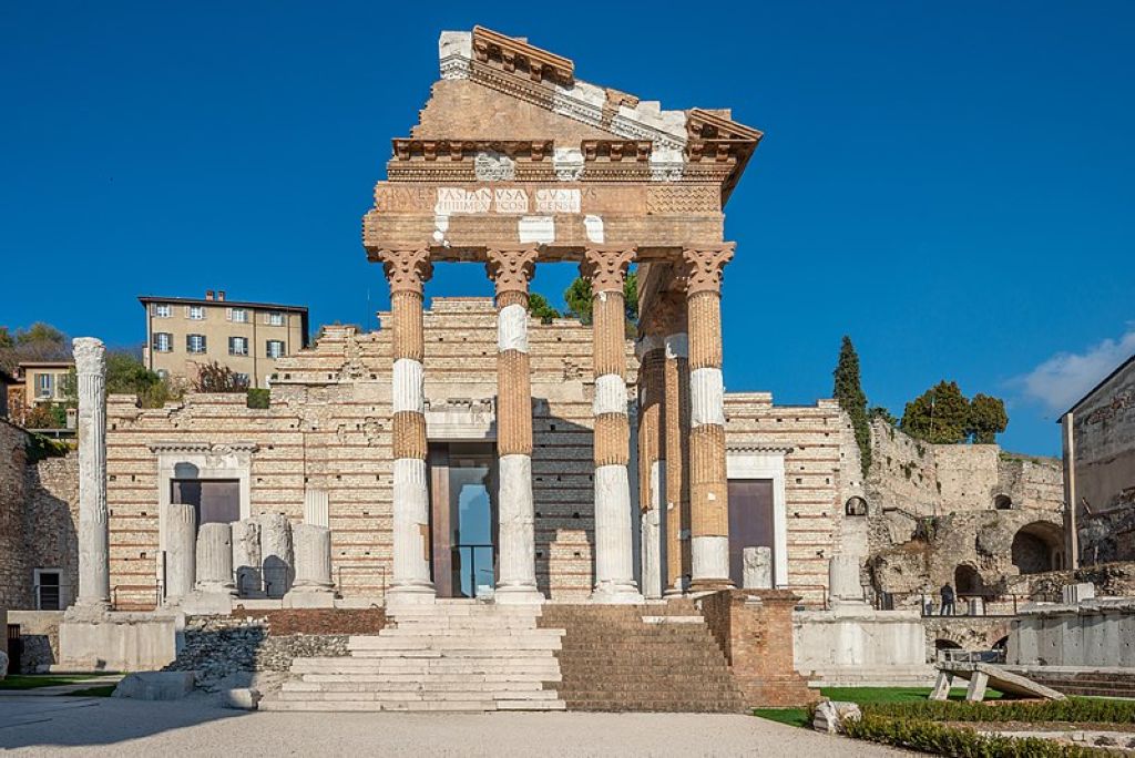 Tempio Capitolino Piazza del Foro Brescia. Brescia