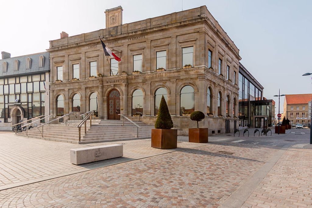 Hôtel de ville de Gravelines département du Nord France Gravelines