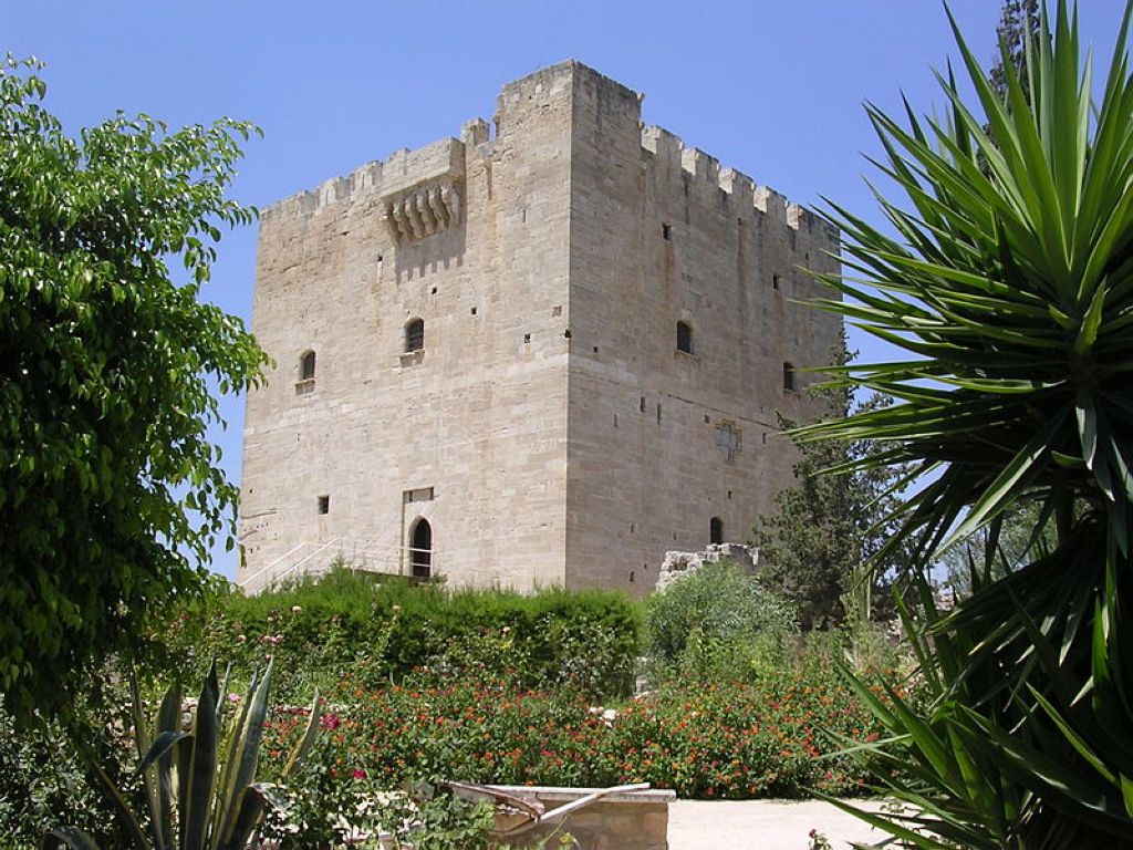 Le château de Colosse en dehors de la cité de Limassol Chypre Limassol