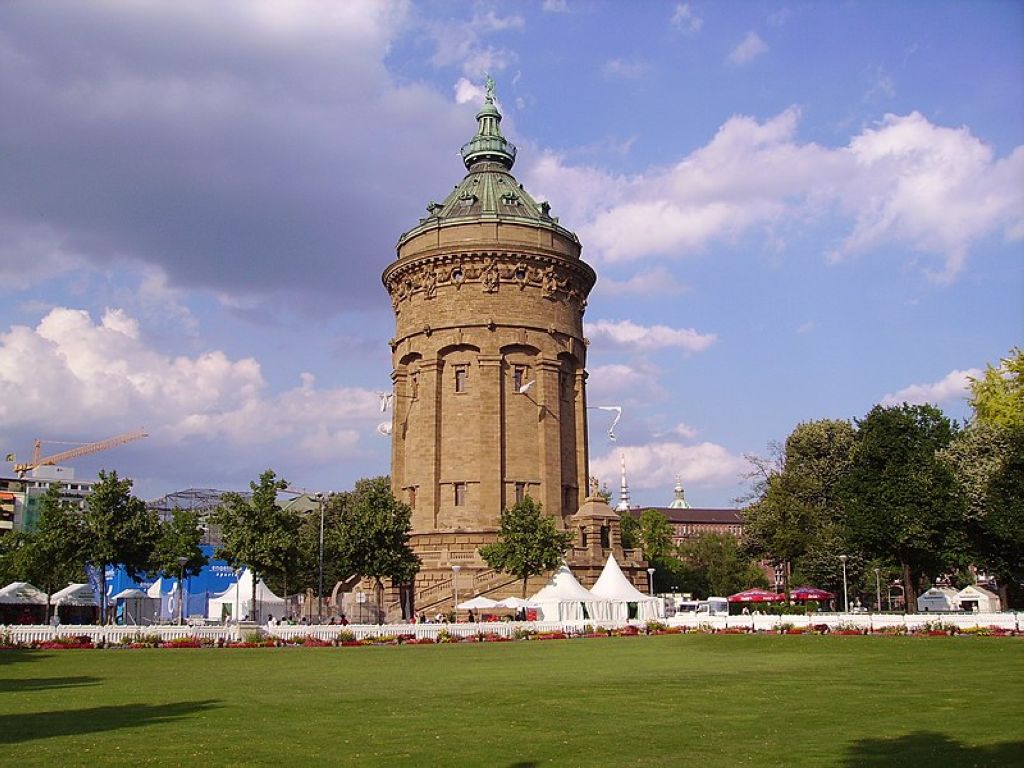 water tower of Mannheim Germany Mannheim