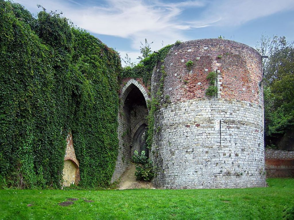 Towers in the citadel of MontreuilsurMer MontreuilSurMer