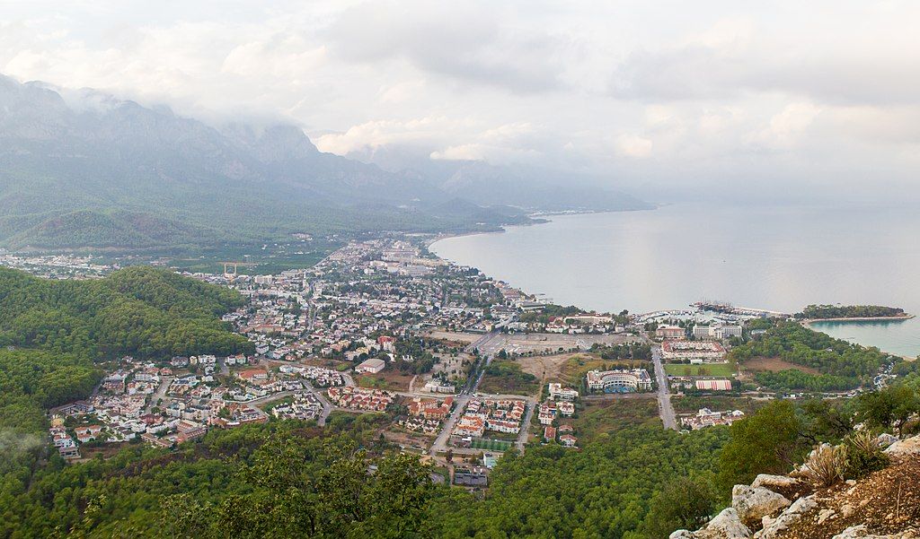 An aerial view of Kemer Kemer