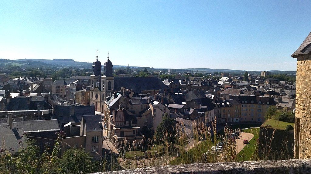Vue sur Sedan depuis le Château Fort Sedan