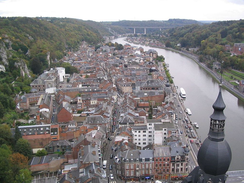 Vue de la ville de Dinant depuis la Citadelle Dinant