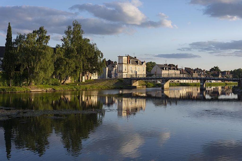 Vierzon is a city in central France crossed by the Cher River Vierzon