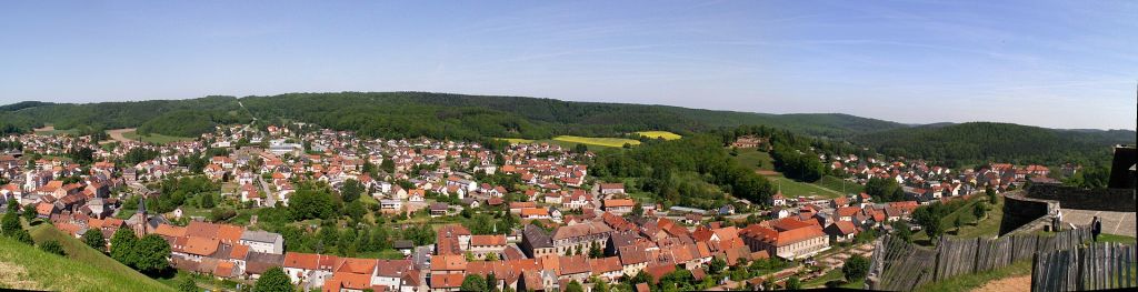 Bitche Moselle France vue depuis la citadelle Bitche