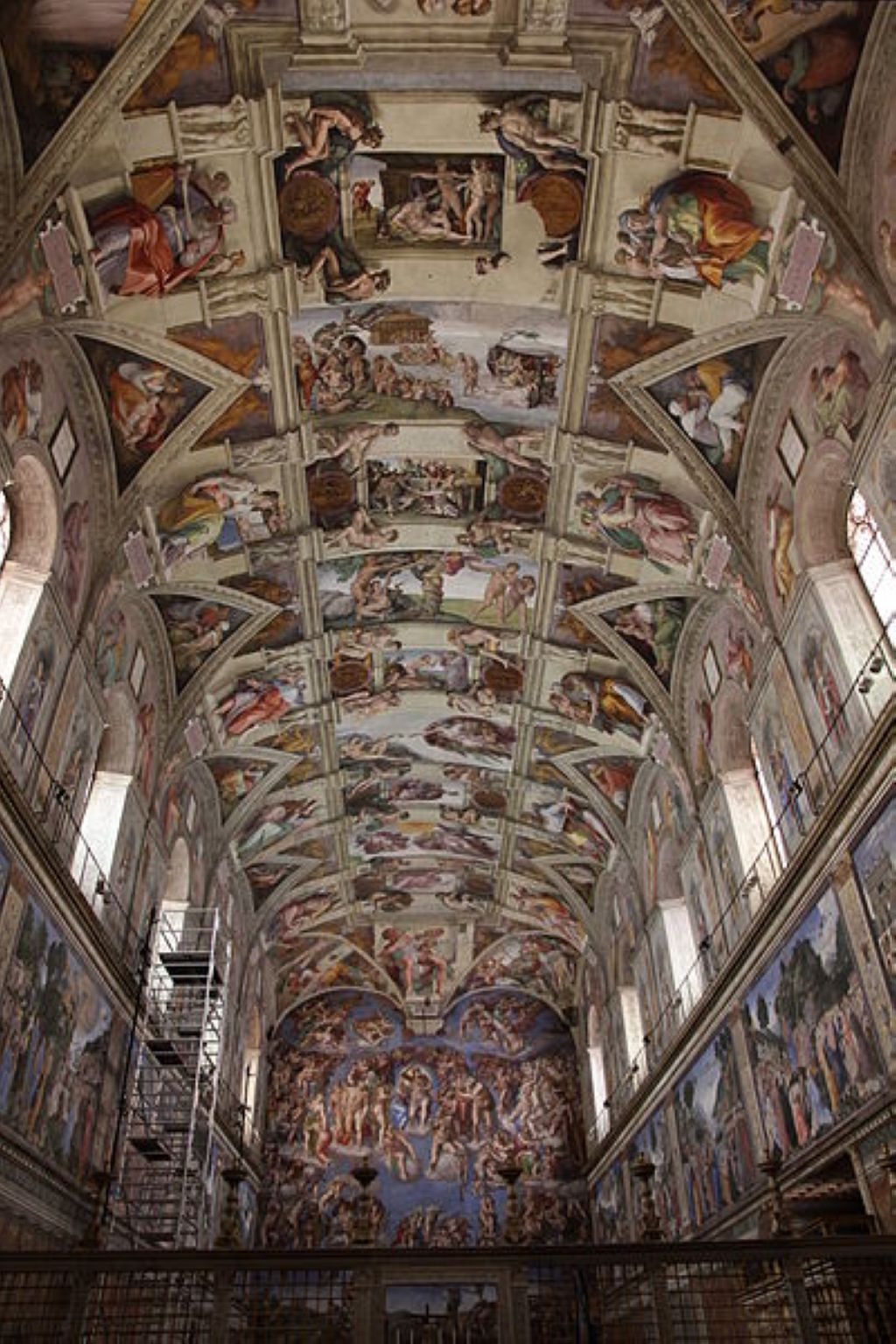Sistine Chapel ceiling by Michelangelo La Chapelle Sixtine