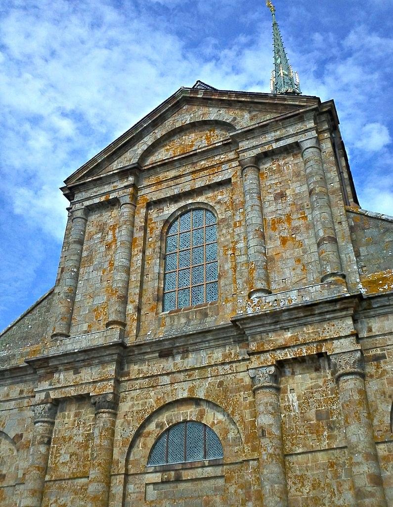 La façade ouest de labbaye