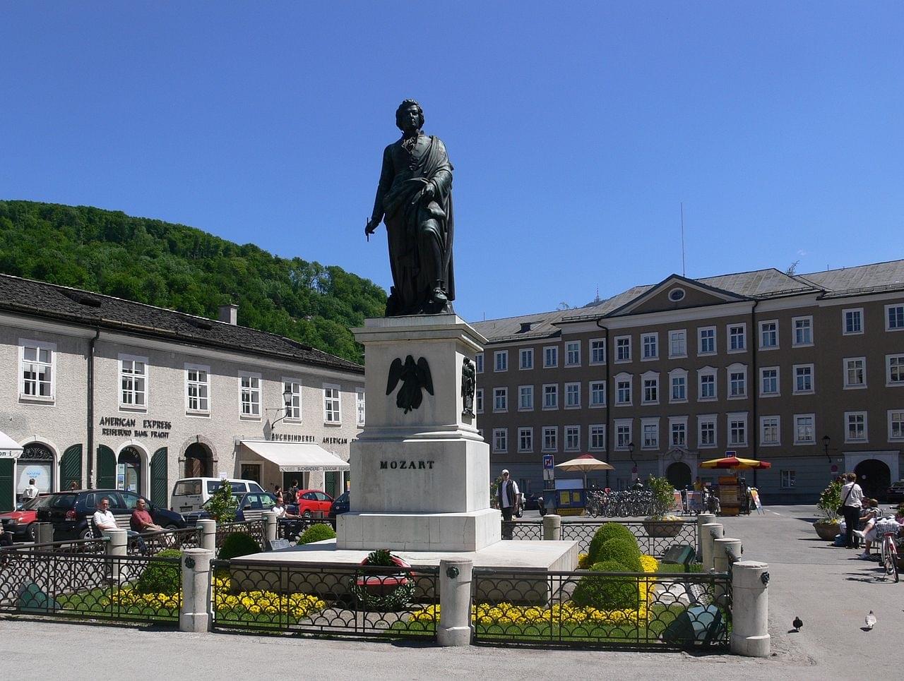 La statue de Mozart