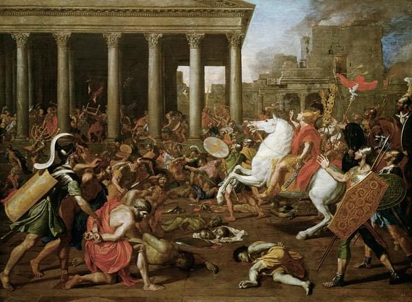 La prise de Jérusalem par lempereur Titus de Nicolas Poussin