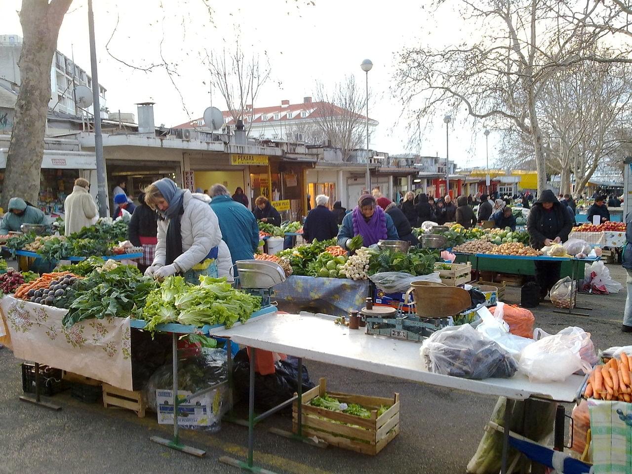 Le grand marché de Split