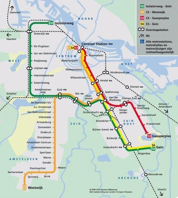 Carte D Amsterdam Plan Touristique Amsterdam