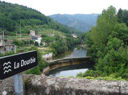 Plan Gorges De La Dourbie Sur La Carte De Lozere