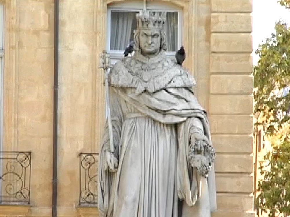 Café des garçons et Fontaine du Roi René d'Aix-en-Provence