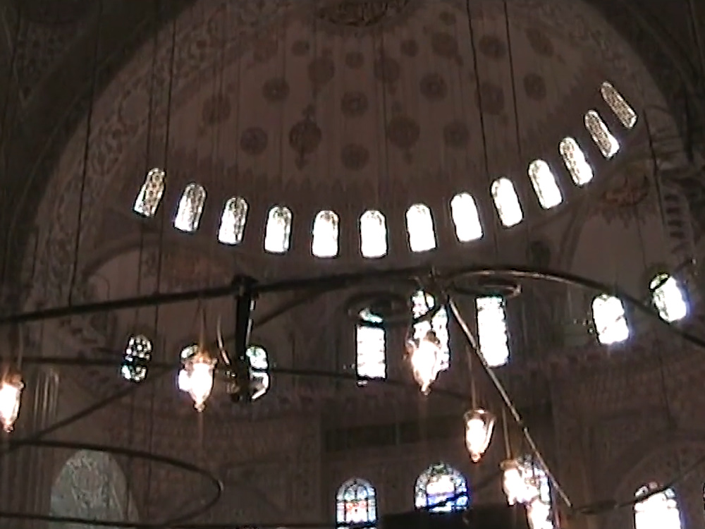 Interieur Sultan Ahmed Mosque (Blue Mosque) Istanbul