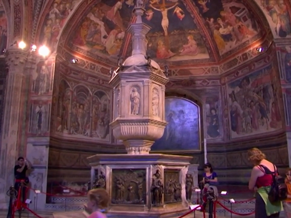 La Cathédrale Notre-Dame-de-l'Assomption intérieur Sienne