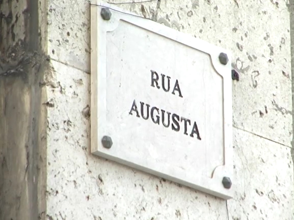 Balade dans la Rue Augusta Lisbonne